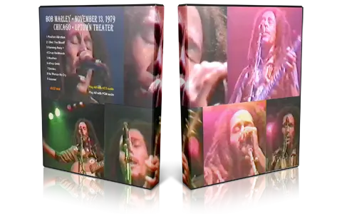 Artwork Cover of Bob Marley 1979-11-13 DVD Chicago Proshot