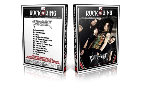 Artwork Cover of Bullet For My Valentine 2010-06-06 DVD Nurburgring Proshot