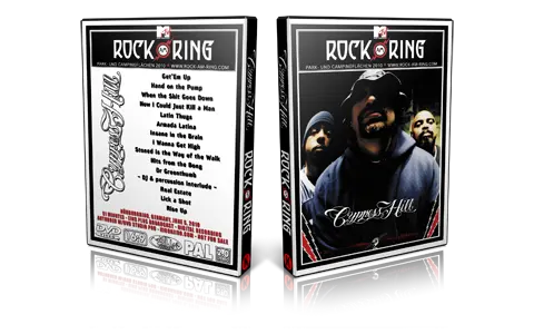 Artwork Cover of Cypress Hill 2010-06-06 DVD Nurburgring Proshot