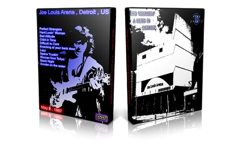 Artwork Cover of Deep Purple 1987-05-08 DVD Detroit Audience