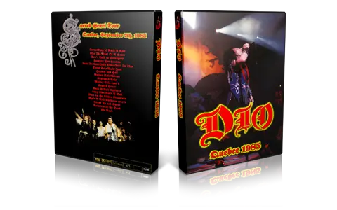 Artwork Cover of Dio 1985-09-07 DVD Quebec Audience