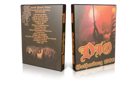 Artwork Cover of Dio 1986-04-18 DVD Gothenburg Audience