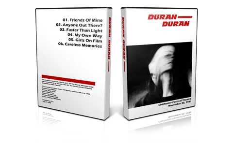 Artwork Cover of Duran Duran 1981-11-30 DVD Chichester Proshot