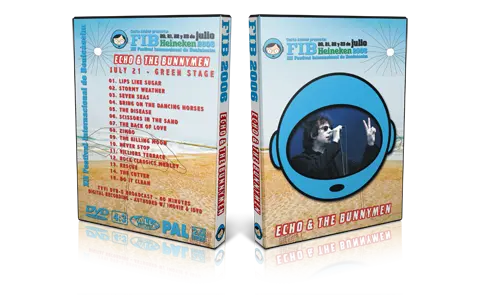 Artwork Cover of Echo And The Bunnymen Compilation DVD FIB Heineken Festival 2006 Proshot