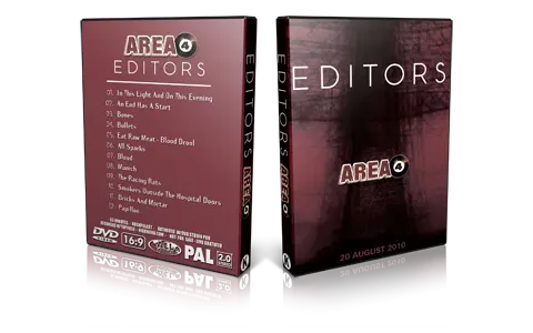 Artwork Cover of Editors 2010-08-20 DVD Loedinghausen Proshot