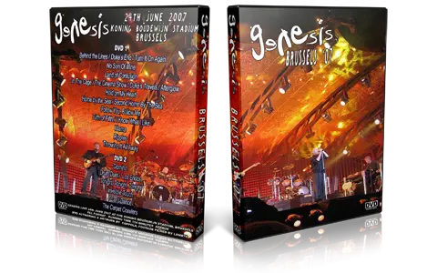 Artwork Cover of Genesis 2007-06-24 DVD Brussels Audience