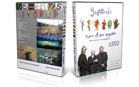Artwork Cover of Genesis 2007-06-30 DVD Paris Audience