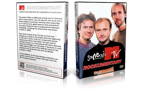 Artwork Cover of Genesis Compilation DVD MTV Rockumentary Proshot