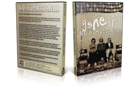 Artwork Cover of Genesis Compilation DVD No Admittance Proshot
