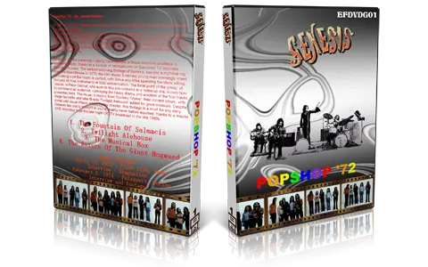 Artwork Cover of Genesis 1972-03-20 DVD PopShop Proshot