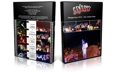 Artwork Cover of Genesis Compilation DVD Shepperton 16mm Proshot