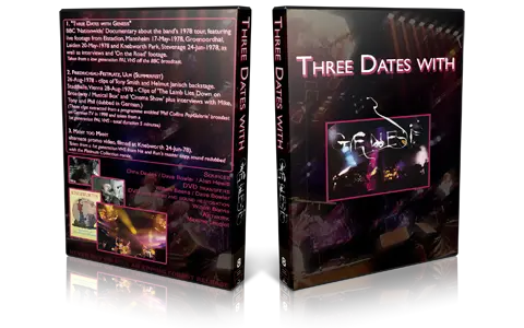 Artwork Cover of Genesis Compilation DVD Three Dates with Genesis Proshot