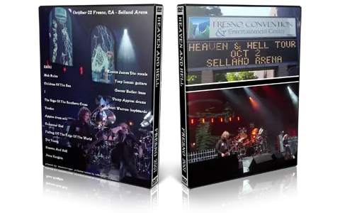 Artwork Cover of Heaven And Hell 2007-10-02 DVD Fresno Audience