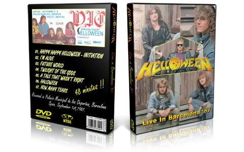 Artwork Cover of Helloween 1987-09-01 DVD Barcelona Audience