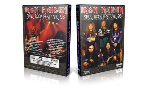 Artwork Cover of Iron Maiden 1998-12-08 DVD Curitiba Proshot
