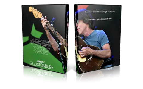 Artwork Cover of Jackson Browne 2010-06-26 DVD Glastonbury Proshot