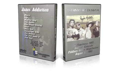 Artwork Cover of Janes Addiction 2003-08-13 DVD Denver Audience