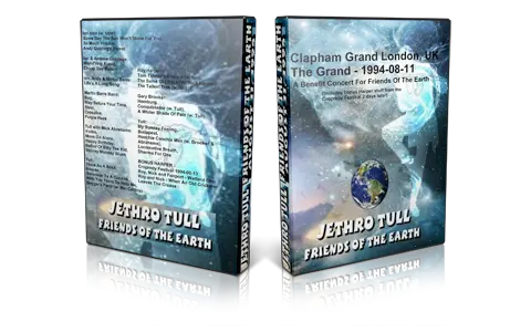 Artwork Cover of Jethro Tull 1994-08-11 DVD London Audience