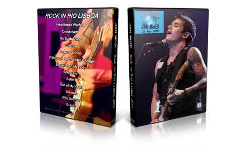 Artwork Cover of John Mayer Compilation DVD Rock In Rio Lisboa 2010 Proshot