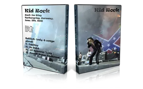 Artwork Cover of Kid Rock 2008-06-08 DVD Nurburgring Proshot