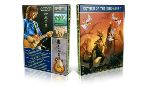 Artwork Cover of Led Zeppelin 1979-08-11 DVD Stevenage Proshot
