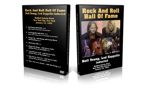 Artwork Cover of Led Zeppelin 1995-02-12 DVD New York City Proshot