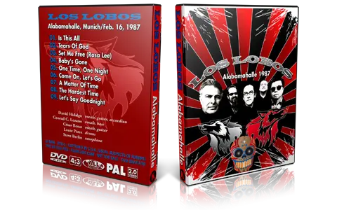 Artwork Cover of Los Lobos 1987-02-16 DVD Munich Proshot