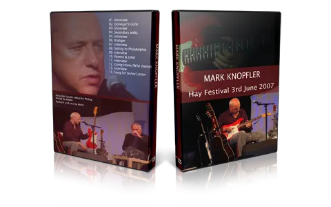 Artwork Cover of Mark Knopfler 2007-06-03 DVD Hay Festival Audience