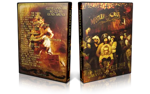 Artwork Cover of Motley Crue 2005-02-22 DVD Cleveland Audience