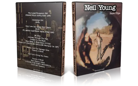 Artwork Cover of Neil Young Compilation DVD Rare Clips Proshot