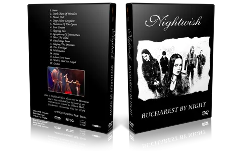 Artwork Cover of Nightwish 2004-11-19 DVD Bucharest Proshot
