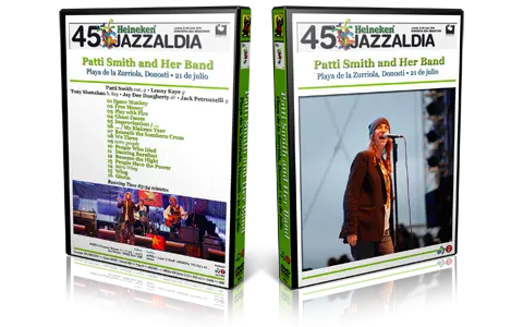 Artwork Cover of Patti Smith 2010-07-21 DVD San Sebastian Proshot