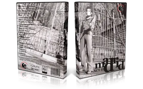 Artwork Cover of Prince 1993-08-21 DVD Madrid Audience