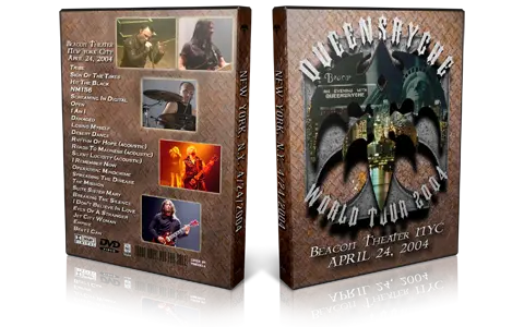 Artwork Cover of Queensryche 2004-04-24 DVD New York City Audience