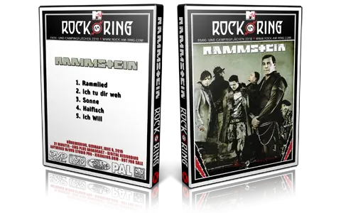 Artwork Cover of Rammstein 2010-06-06 DVD Nurburgring Proshot