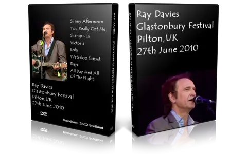Artwork Cover of Ray Davies 2010-06-27 DVD Pilton Proshot