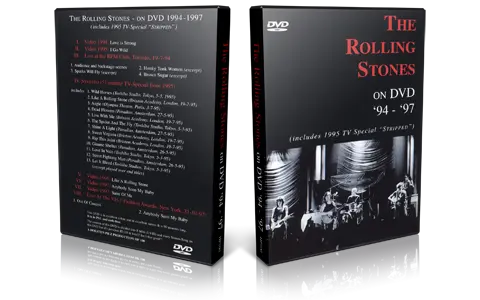 Artwork Cover of Rolling Stones Compilation DVD OnDVD 1994-1997 Proshot