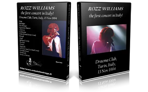 Artwork Cover of Rozz Williams 1994-11-13 DVD Turin Audience