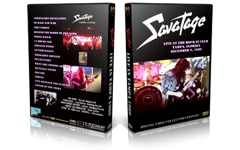 Artwork Cover of Savatage 1989-12-06 DVD Tampa Audience