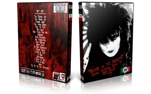 Artwork Cover of Siouxsie and the Banshees 1995-05-19 DVD Mexico City Proshot
