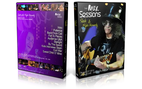 Artwork Cover of Slash 2010-08-15 DVD Sydney Proshot