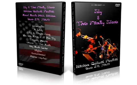 Artwork Cover of Sly and The Family Stone 1969-06-29 DVD Harlem Proshot