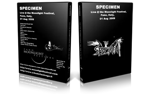 Artwork Cover of Specimen 2009-08-01 DVD Fano Audience