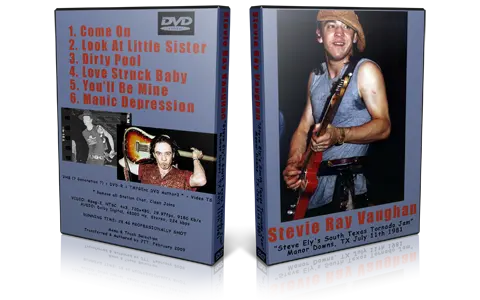 Artwork Cover of Stevie Ray Vaughan 1981-07-11 DVD Manor Proshot