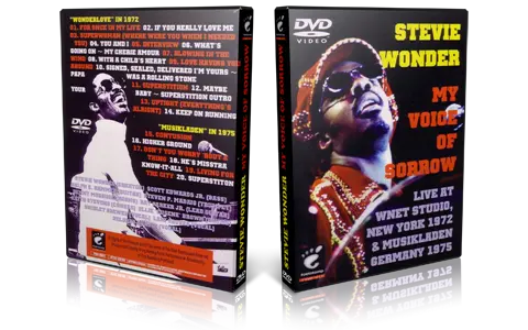 Artwork Cover of Stevie Wonder 1972-11-19 DVD New York City Proshot