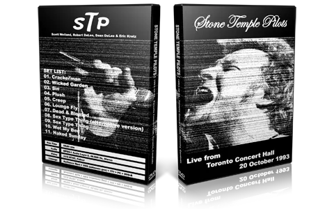 Artwork Cover of Stone Temple Pilots 1993-10-13 DVD Toronto Audience