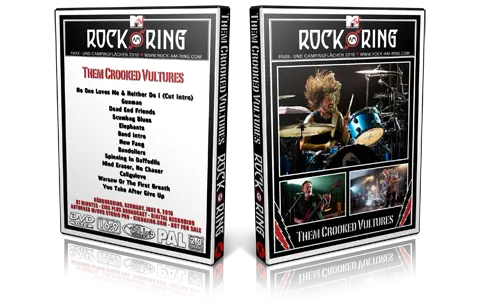 Artwork Cover of Them Crooked Vultures 2010-06-06 DVD Nurburgring Proshot