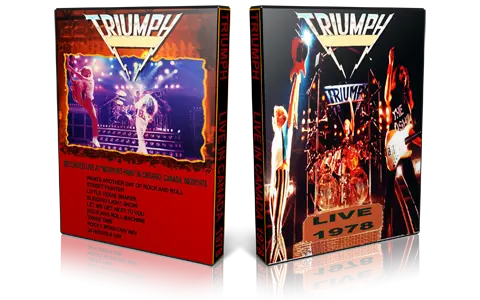 Artwork Cover of Triumph 1978-06-28 DVD Toronto Proshot