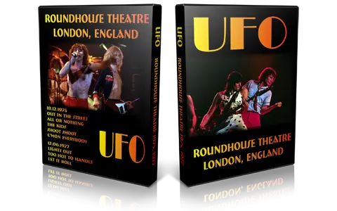 Artwork Cover of UFO Compilation DVD Roundhouse Theatre 1975 1977 Proshot