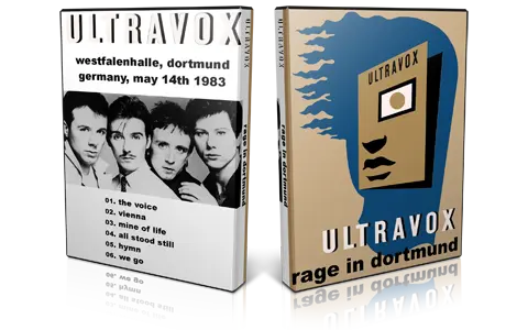 Artwork Cover of Ultravox 1983-05-14 DVD Dortmund Proshot
